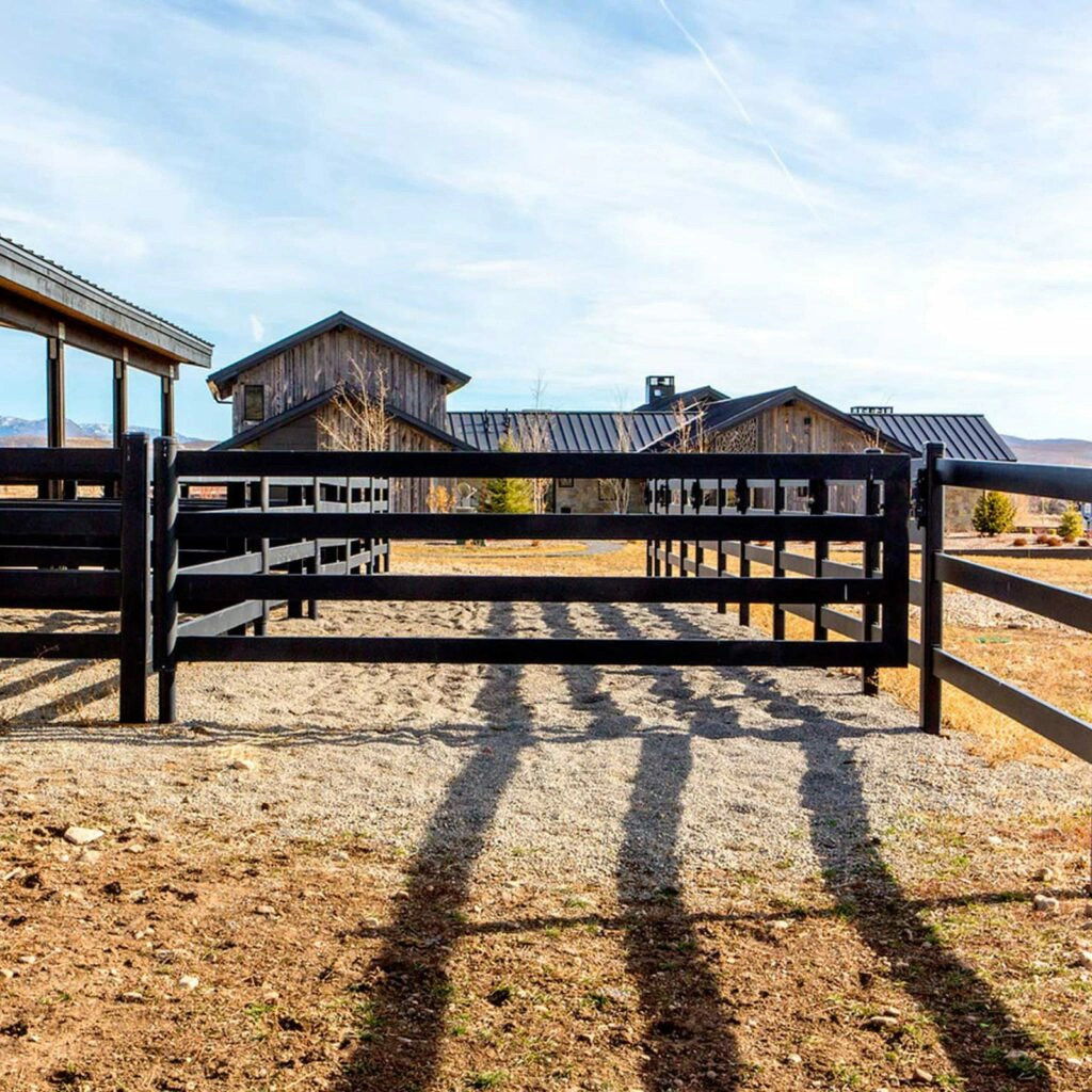 Black gates - Stock and Noble