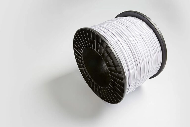 Border Line White Round White - Stock and Noble