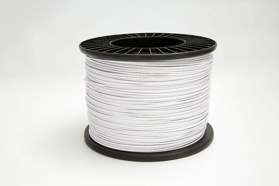 Border Line White Round Large - Stock and Noble