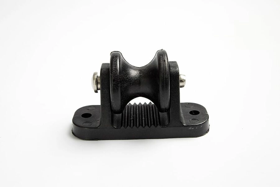 Roller Post Insulator Black - Stock and Noble