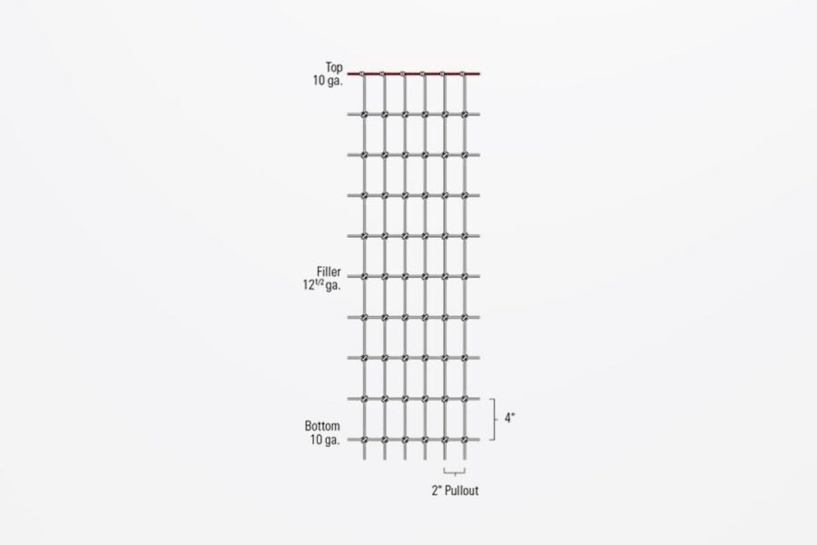 No-Climb Horse Fence Details - Stock and Noble
