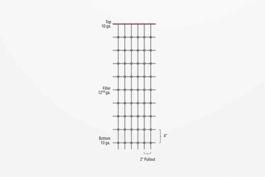 No-Climb Horse Fence Details - Stock and Noble