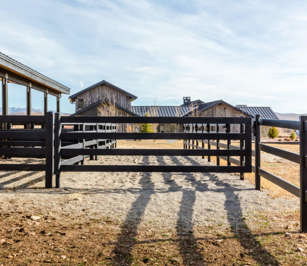 Buckley Steel post and rail