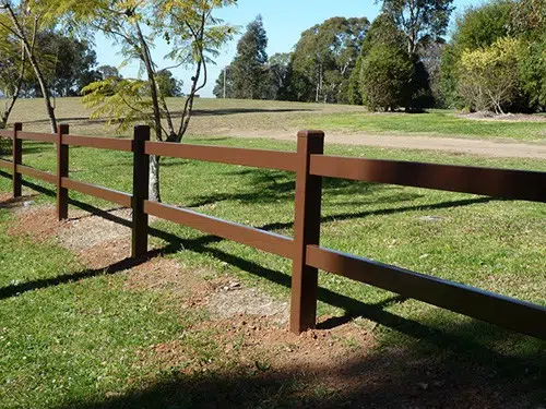 Steel Post and Rail by Dunn and Farrugia