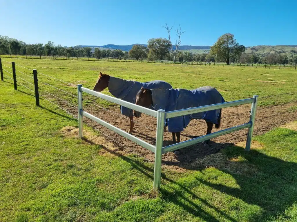 horse fencing with hotcote