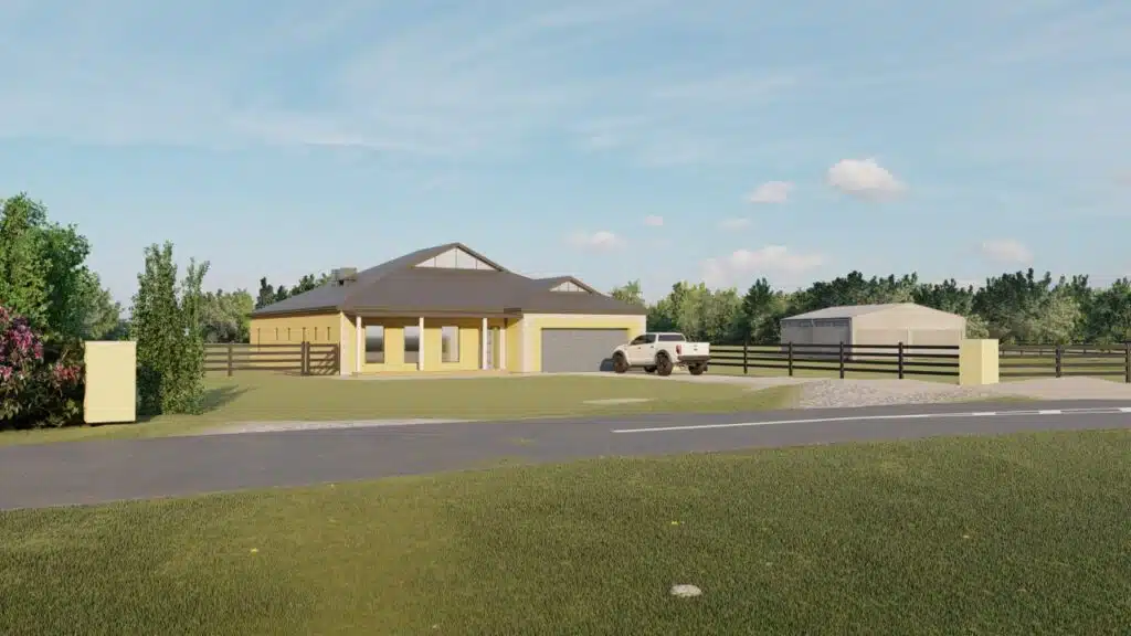 Horse fencing entryway