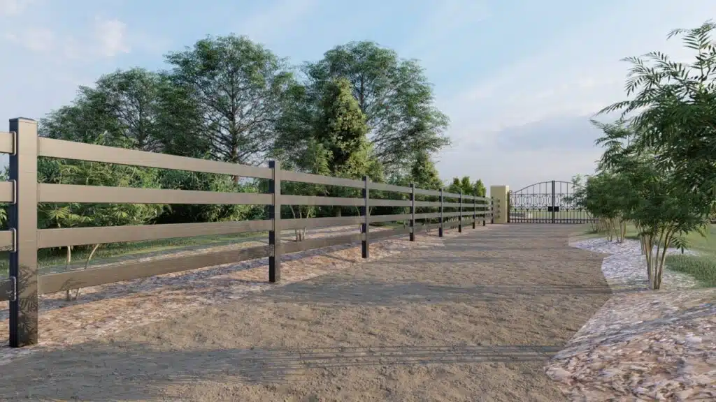 Fencing entryway design