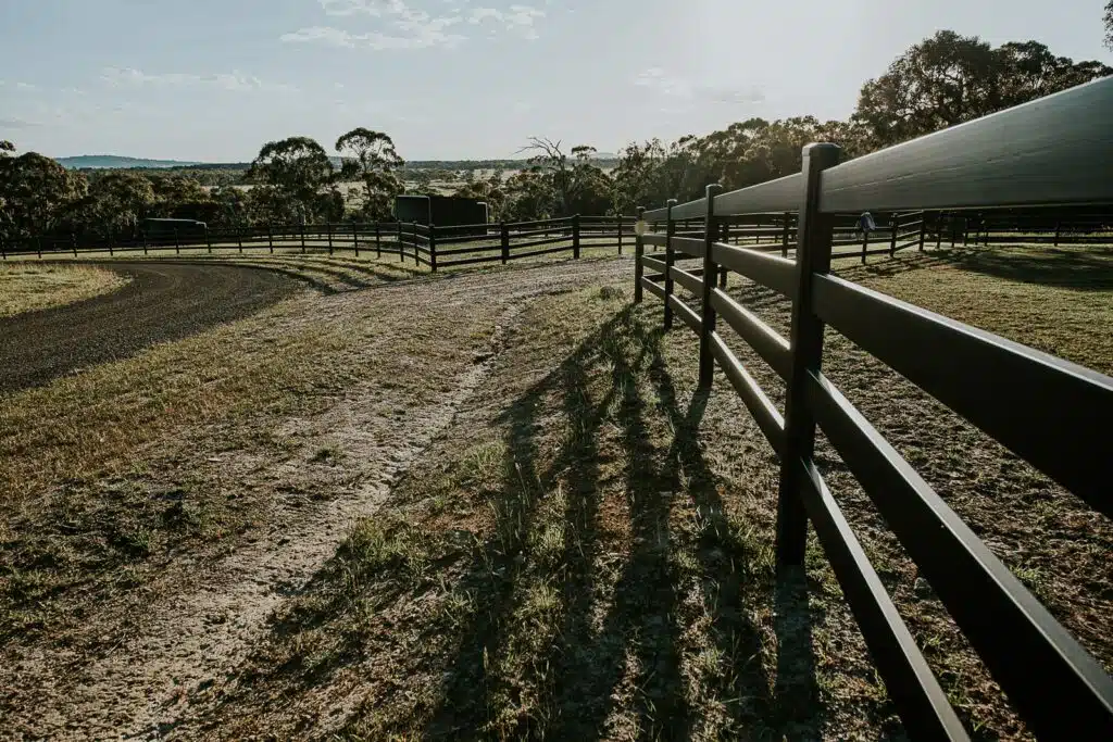 Stock and Noble Premium Steel Post and Rail Fencing, Black, 4 Rail-30