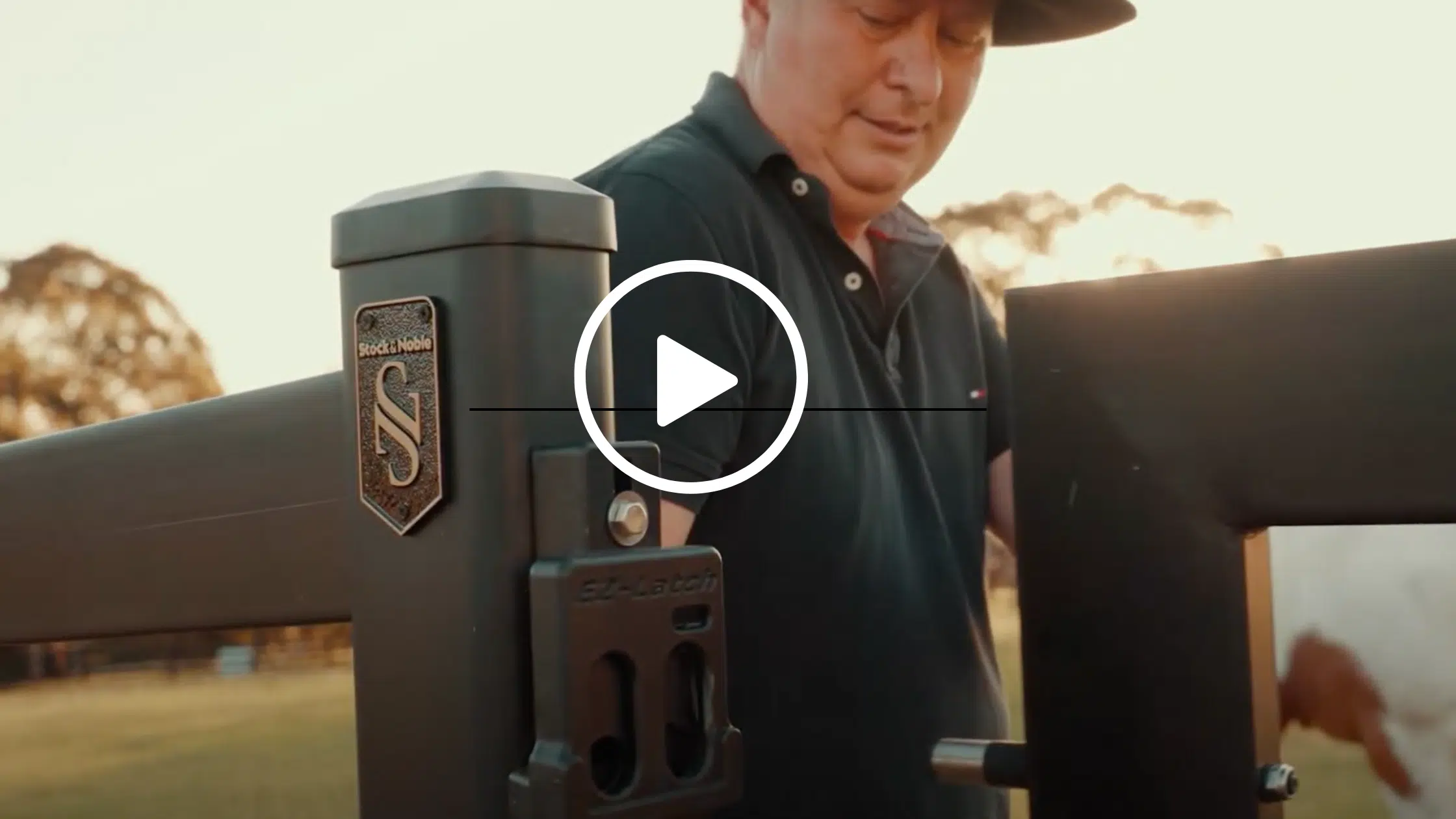 EZ LATCH - gate latch - horse gate - horse property