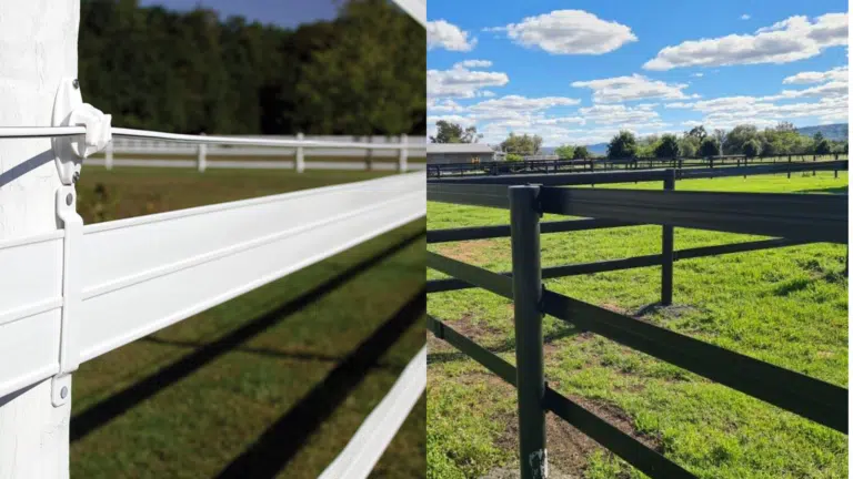horse fencing comparison - horserail vs legacy rail