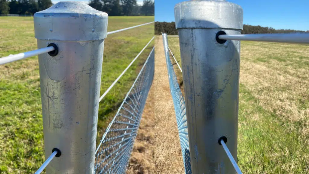steel fence posts