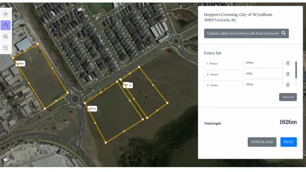 map my fence - fence calculator