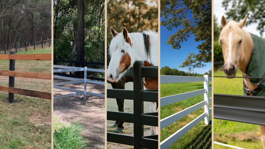 post and rail fencing