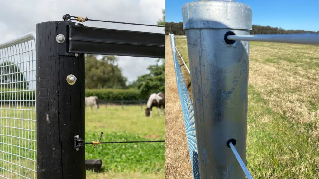 Steel strainer posts vs timber strainer posts