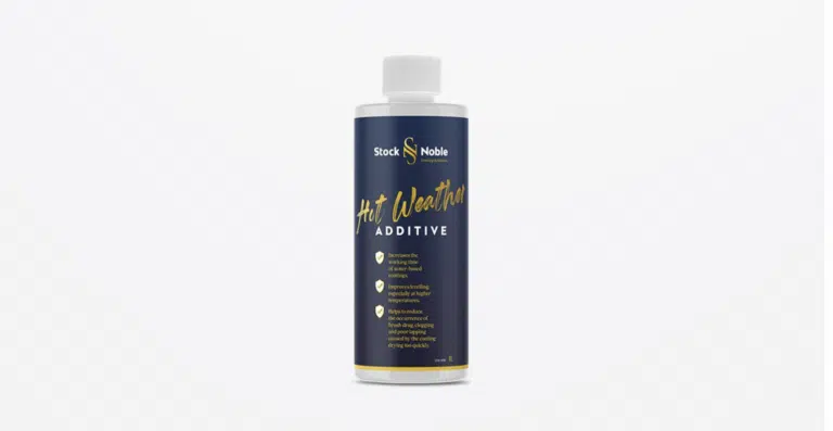 Hot weather additive for fence paint