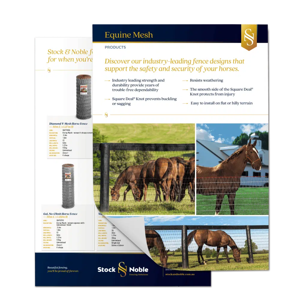 Steel Mesh - Equine Mesh Fencing Brochure