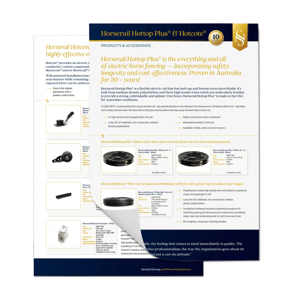 Horserail HotTop Plus and HotCote Brochure