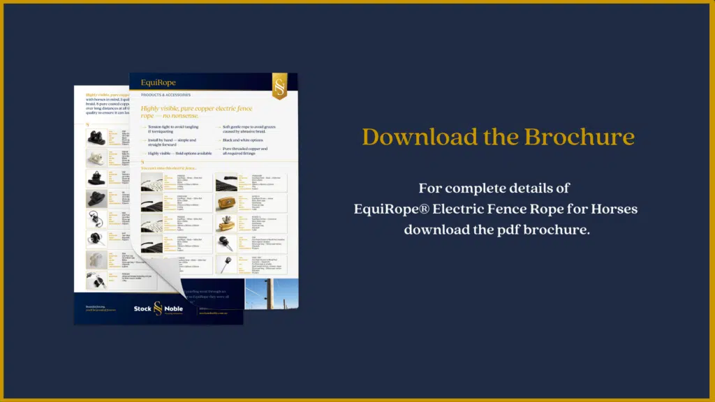 EquiRope Electric Horse Fence Download Brochure