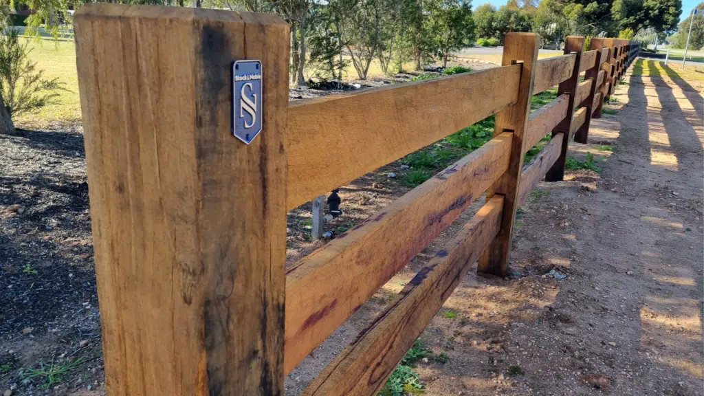 Hardwood - Timber Post and Rail Fencing