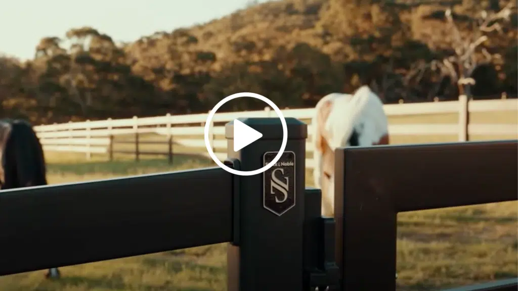 Premium Steel Post and Rail Fencing from Stock And Noble