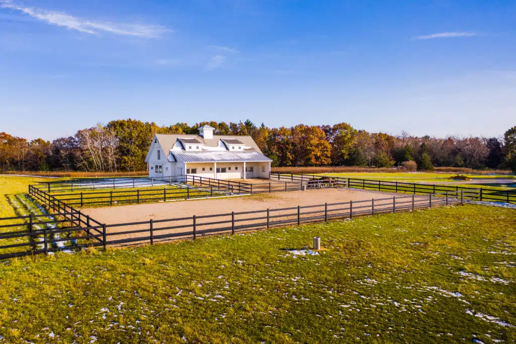 Premium Steel post and Rail Fencing - paddock fencing - horse fencing - black fencing - Stock & Noble