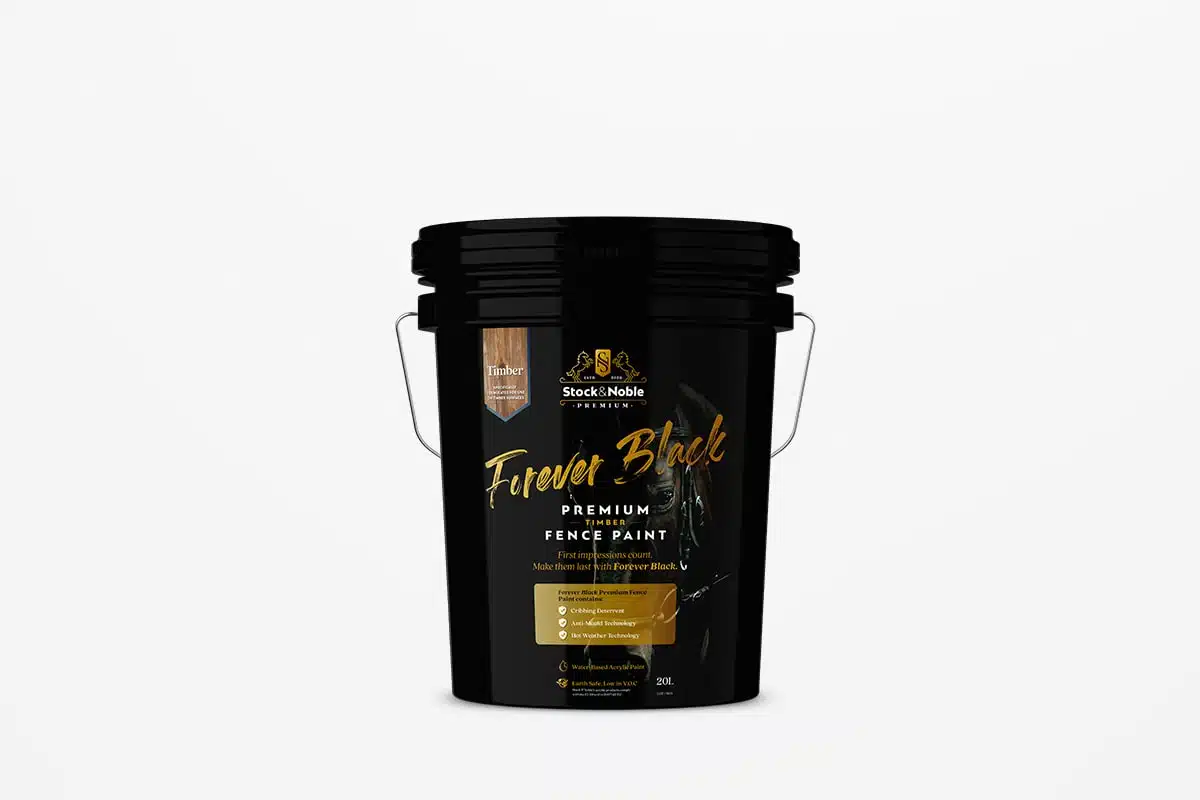 Forever Black Timber Fence Paint - 20L Pail