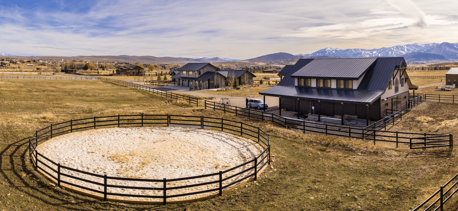 horse arena fencing - Stock And Noble - Premium steel post and rail fencing