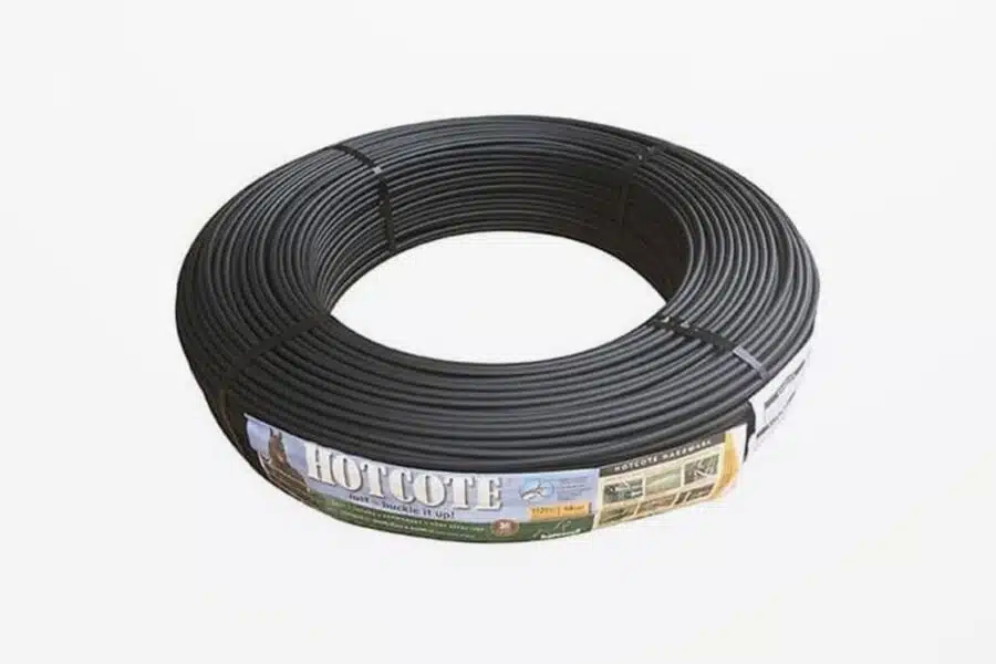 Horserail Hotcote Electric Plastic Coated Wire, 7mm x 400m, Black