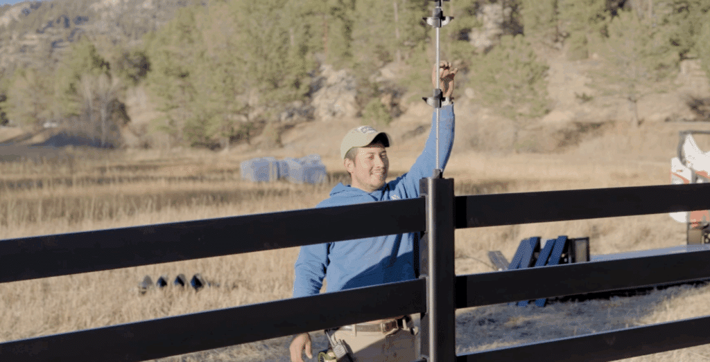 Stock and Noble Premium steel fence installation - how to install post and rail fence